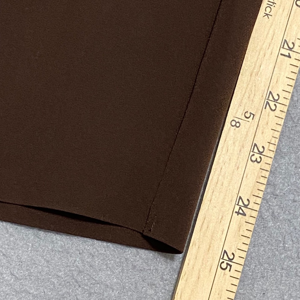 Athleta Women's 12P Brooklyn Heights High Rise Ankle Pants Brown Business - Picture 6 of 10